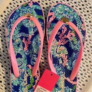 Lilly Pulitzer Pool Flip Flops